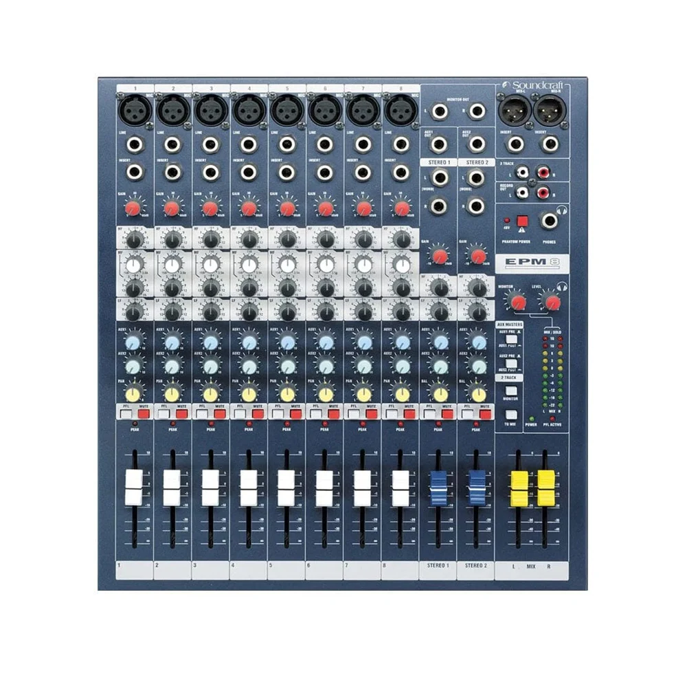 Soundcraft EPM8 Mezclador 10 Canales - Imagen 1