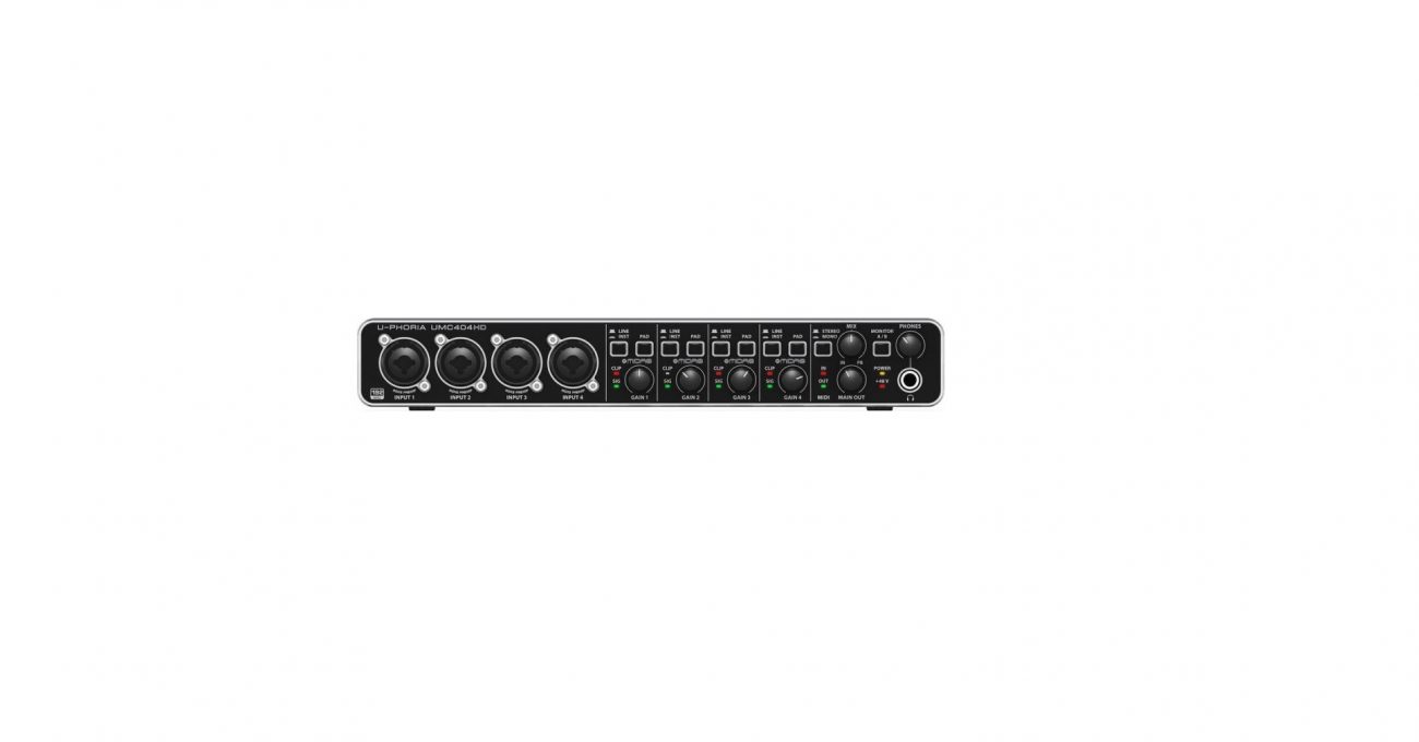 Behringer UMC404HD interface AUDIO SPACE