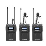 Boya BY-WM8 PRO K2 SISTEMA DE MICRÓFONO INALAMBRICO DOBLE ( Receptor+ 2 Transmisores + 2 Microfonos )