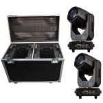 BD-LB250K KIT 2x BEAM 250W CABEZA MÓVIL+ FLIGHT CASE