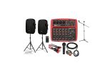 Pack Probass Sistema Audio Portable PA con Mezclador 6 canales + efectos (Set de amplificación) 2 parlantes de 15"300w