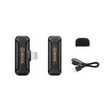 Boya BY-WM3T2-D1 Micrófono Inalámbrico Ultracompacto y portátil para dispositivos Apple iOS