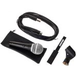 Shure PGA48XLR Micrófono Dinámico vocal + cable XLR de 4,5 MTS.