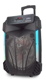 Fujitel Parlante activo 15″ Bluetooth con batería Recargable + Microfono Inalambrico 200W - Imagen 2