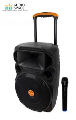 Fujitel Parlante activo 12″ Bluetooth con batería Recargable + Microfono Inalambrico - Imagen 5