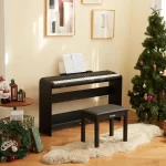 Donner SE-1 Piano Digital 88 Teclas Black - con triple pedal de resonancia y Soporte piano - Imagen 3