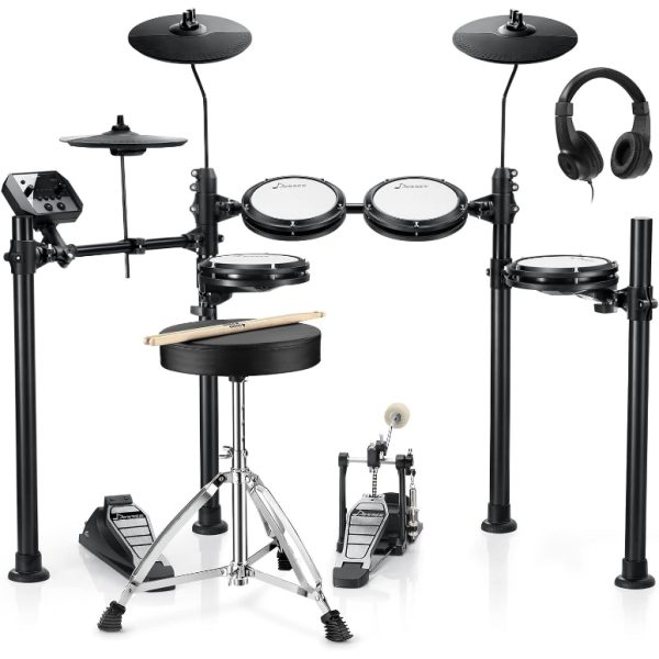 Donner DED-95 Batería Electrónica + Sillin +auriculares +baquetas. - Imagen 1