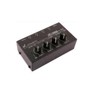 K-Acoustic K-400, Amplificador De Audífonos 4 canales