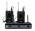 JTS E7R+E7TB+CM501 Sistema inalámbrico de microfono Doble lavalier