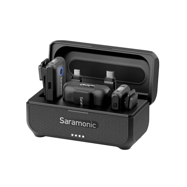 Saramonic Blink500B2 Micrófono solapa inalámbrico con 2 transmisores y receptor - Imagen 1