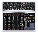 BMG06 Consola Mezcladora BMG 6 Canales Con Bluetooth, USB, efectos y alimentacion Phantom.