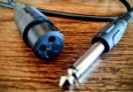 Cable de 3 metros  XLR hembra a Plug de 1/4 " - Imagen 2