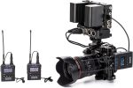 Saramonic UwMic9S Mini Kit 2 | Sistema premium inalámbrico UHF 2 Microfonos solapa +transmisores microtransmisores, receptor cámara dual micro. - Imagen 4