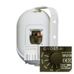 APART OVO5T/W PAR PARLANTE DE MURO CON TRANSFORMADOR DE LINEA 30W - Imagen 2