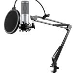 Donner DC20KIT Micrófono Condensador, incluye brazo telescopico , suspension , antipop y Cable XLR