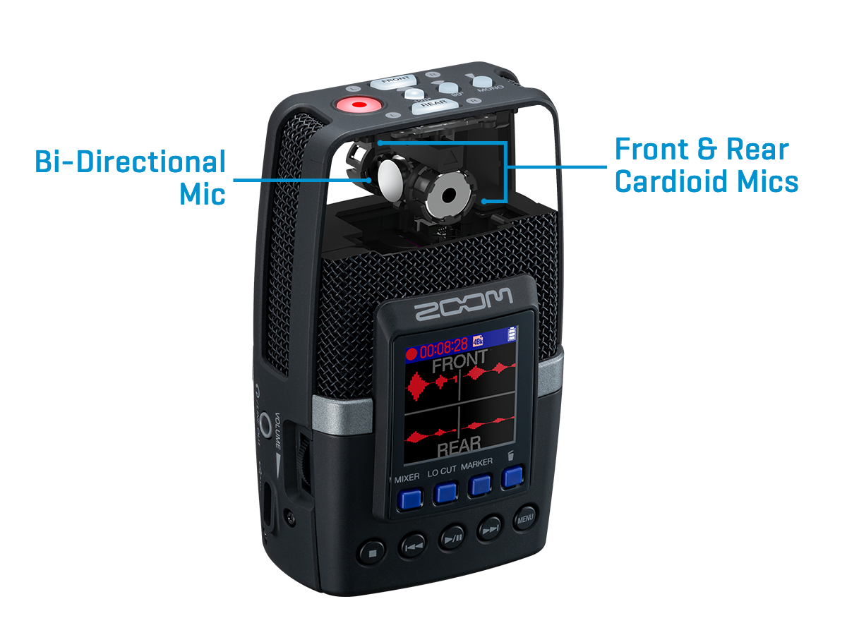 ZOOM H2E Grabadora de audio digital portátil - Imagen 3