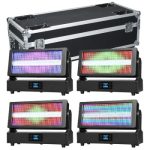 BD-LF350K KIT X4 LED RGBW PIXEL MOVING STROBE W/FC